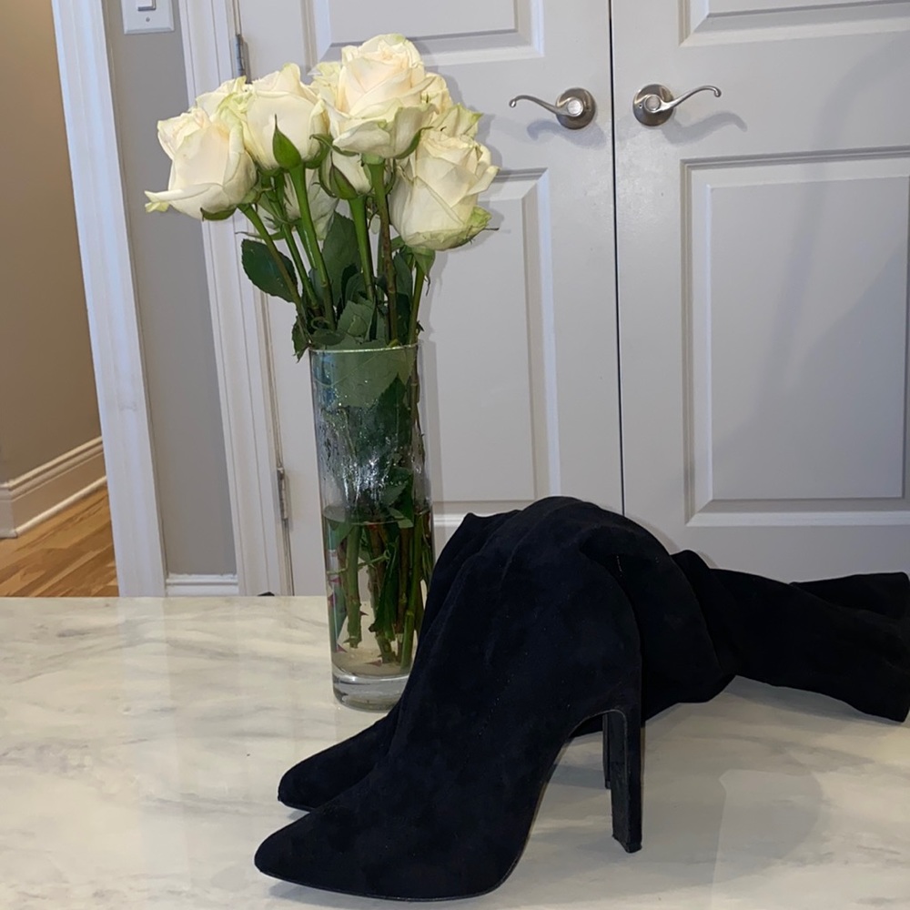 Thigh High Black Boots